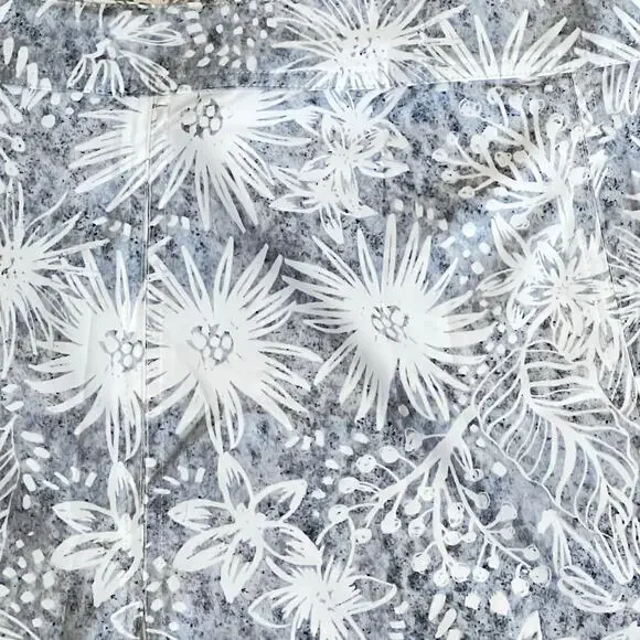 NWT RipSkirt Hawaii Wrap Skirt Eden Sand Gray Floral Length 2 Women's XL - Picture 6 of 9